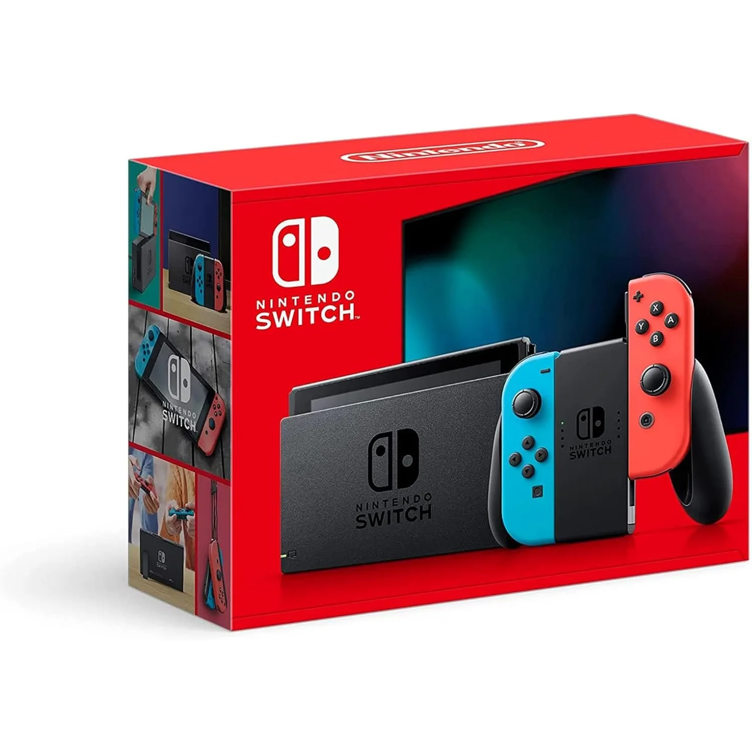 Nintendo Switch Console with Neon Blue and Neon - Image 2