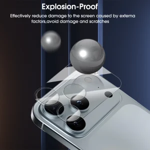 Full Coverage Camera Lens for iPhone 17 Pro Max - Thumbnail Image 2