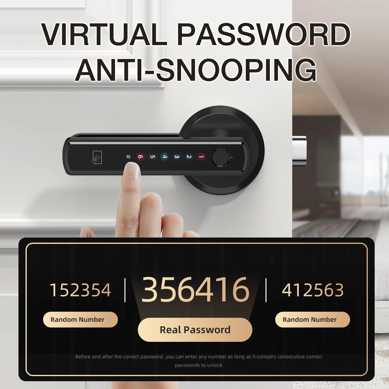 Viladepot Smart Lock Fingerprint Door Lock App Control Keypad - Image 4