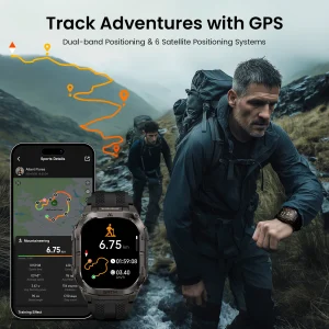 KOSPET TANK M4C Advanced GPS Smartwatch for men - Thumbnail Image 3