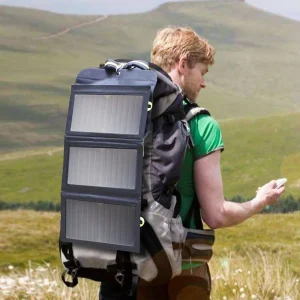 ALLPOWERS Foldable Solar Panel 5V 21W Portable Solar Charger Waterproof - Thumbnail Image 2