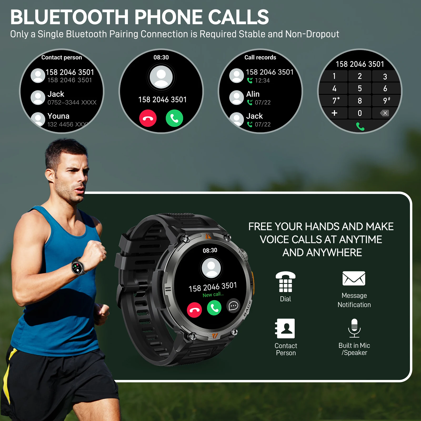 EIGIIS KE3 Smartwatch for Men - Image 3