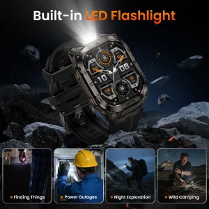 KOSPET TANK M4C Advanced GPS Smartwatch for men - Thumbnail Image 4