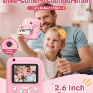 Kids Camera Instant Print,Instant Camera for Kids,2.5K UHD Digital Camera - Thumbnail Image 3