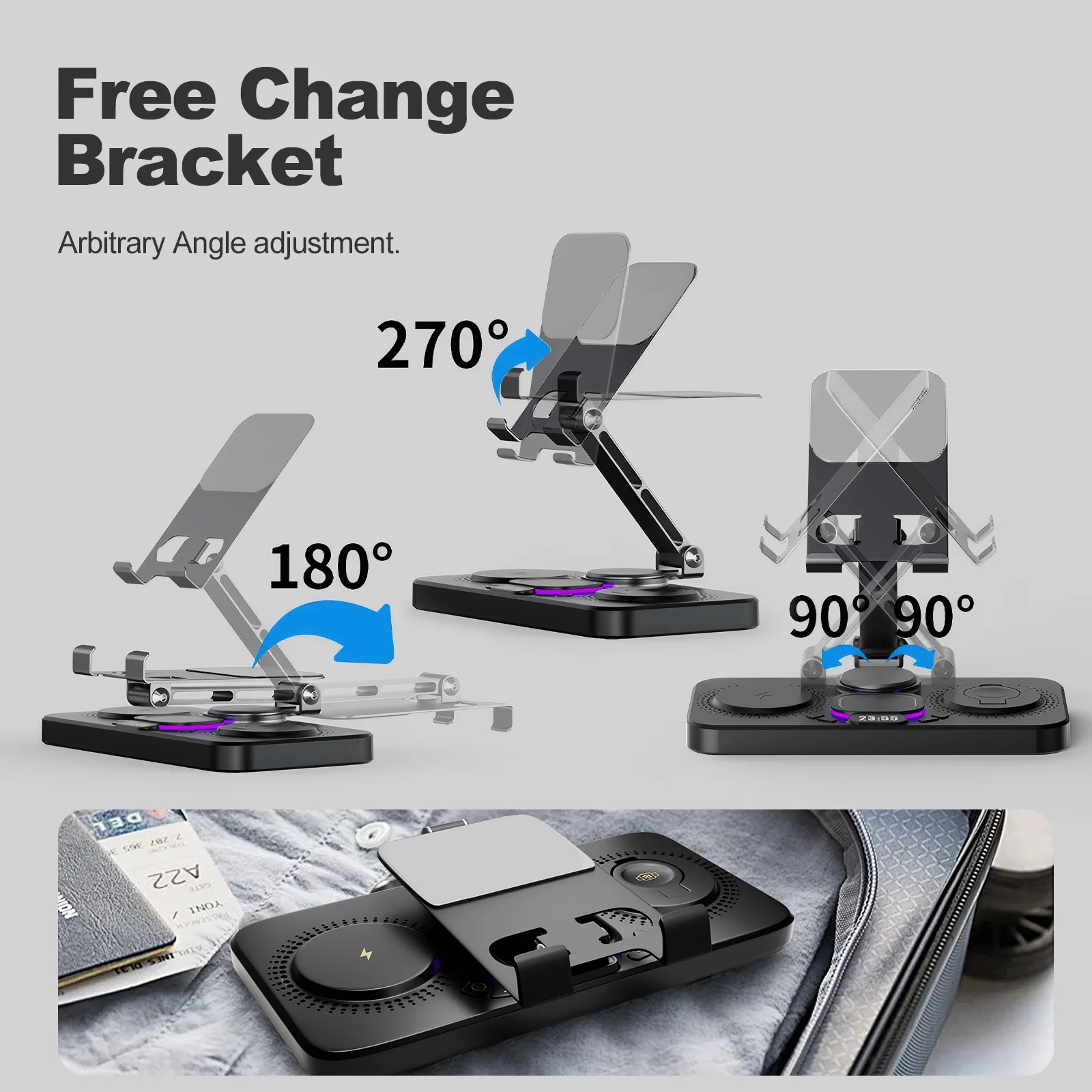 7 in 1 Wireless Charger Station Multiple Devices For iPhone iPad AirPods - Image 2