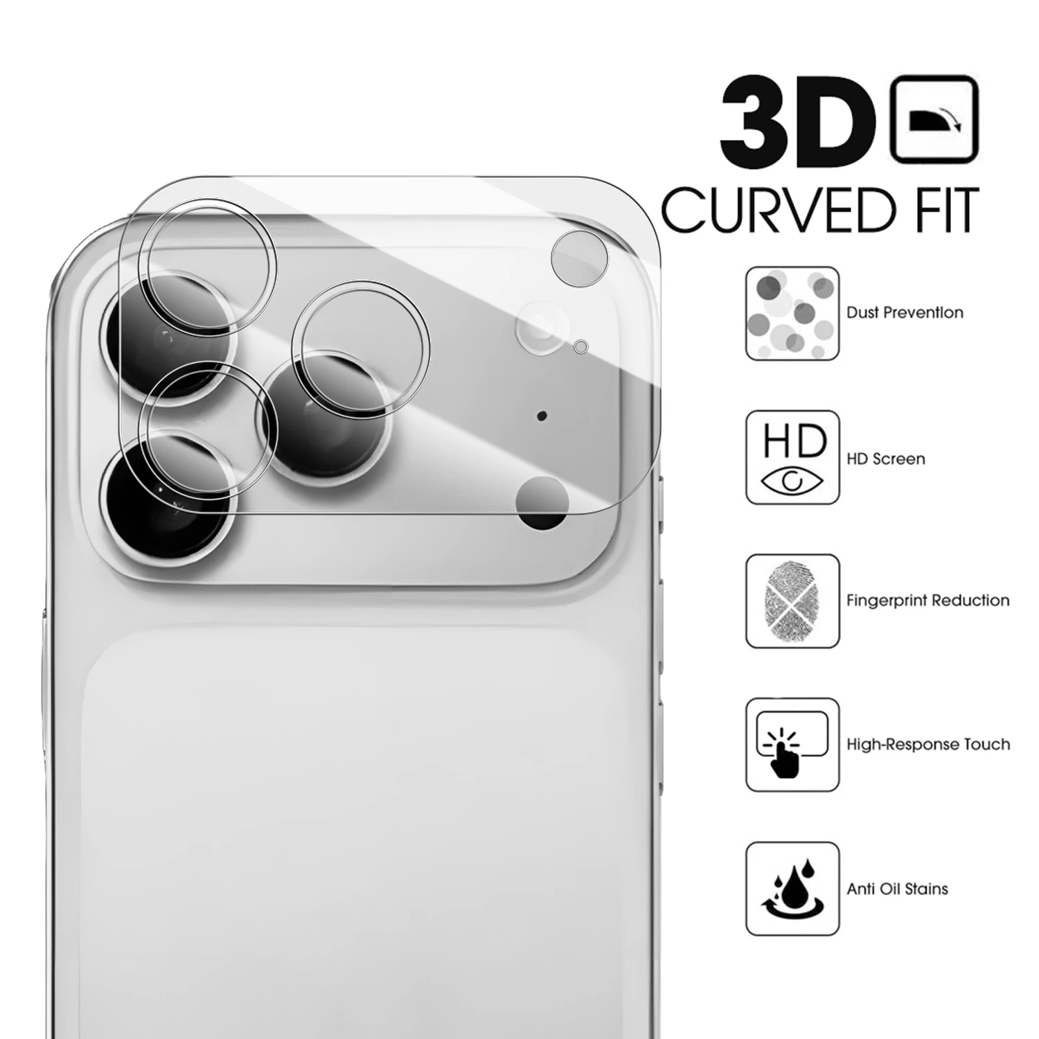 Full Coverage Camera Lens for iPhone 17 Pro Max - Image 1