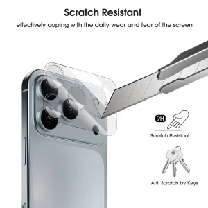 Full Coverage Camera Lens for iPhone 17 Pro Max - Thumbnail Image 3