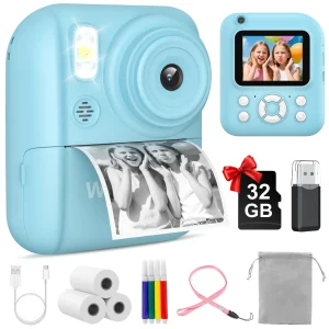 Kids Camera Instant Print,Instant Camera for Kids,2.5K UHD Digital Camera - Thumbnail Image 6