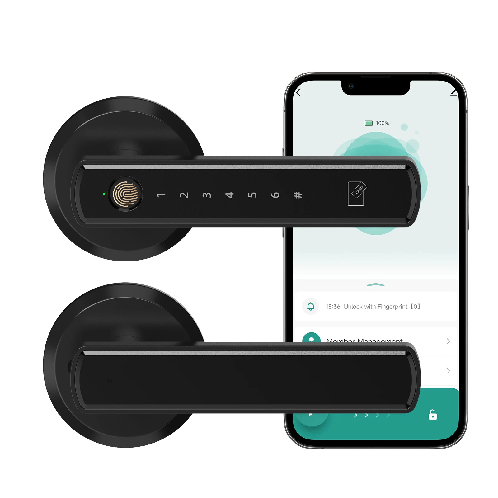 Viladepot Smart Lock Fingerprint Door Lock App Control Keypad - Image 1