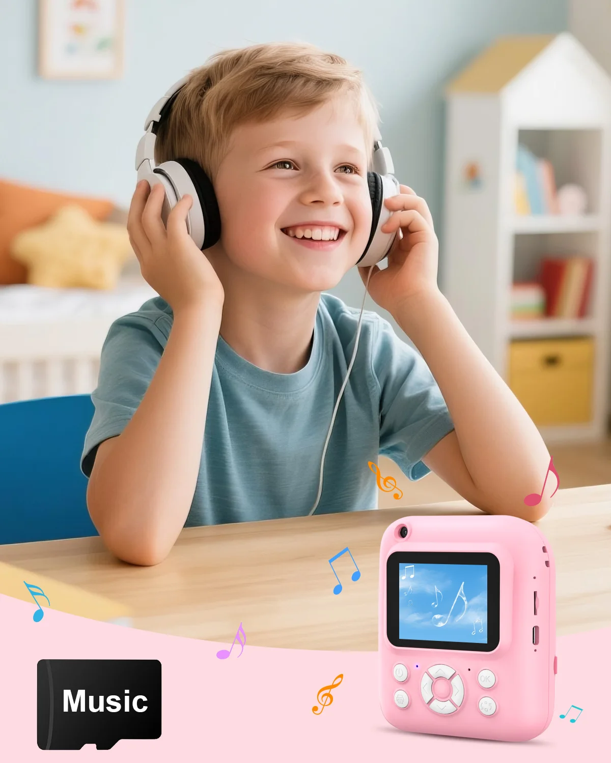 Kids Camera Instant Print,Instant Camera for Kids,2.5K UHD Digital Camera - Image 5