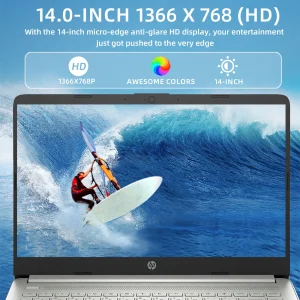 HP 14" Business Laptop,Intel Celeron N4120,4GB RAM, 128GB
