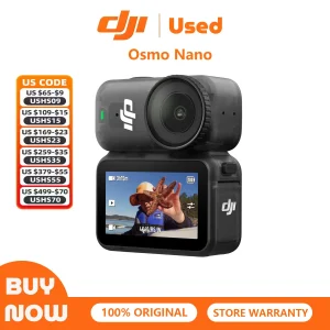 Refurbished Used DJI Osmo Nano Action Camera Combo 64GB/128GB Compact Action Camera with Accessories - Thumbnail Image 1