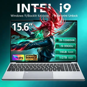 15.6" Gaming Laptop PC Intel Core i910980HK/9900 Windows