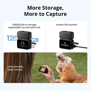 Refurbished Used DJI Osmo Nano Action Camera Combo 64GB/128GB Compact Action Camera with Accessories - Thumbnail Image 3