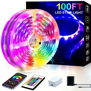 100FT Bluetooth LED Strip Lights