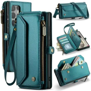 Crossbody for Samsung Galaxy S24 S23 Ultra S22 S21 S20 Case Wallet Card Holder - Thumbnail Image 2