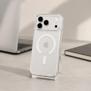 Clear Magnetic Case for iPhone 17 Pro Max Shockproof Transparent Cover - Thumbnail Image 7