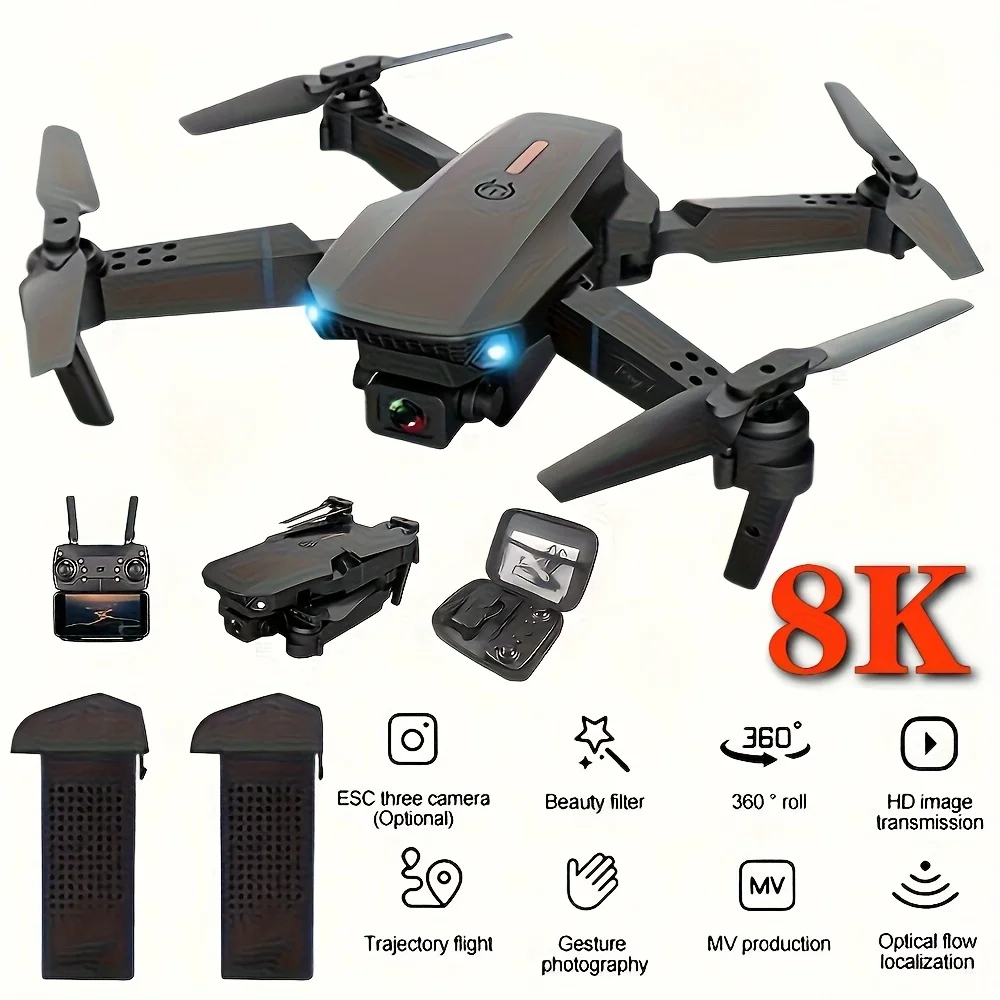 The 2026 Upgraded E88PRO MAX Foldable Drone Features Dual Cameras, - Image 1
