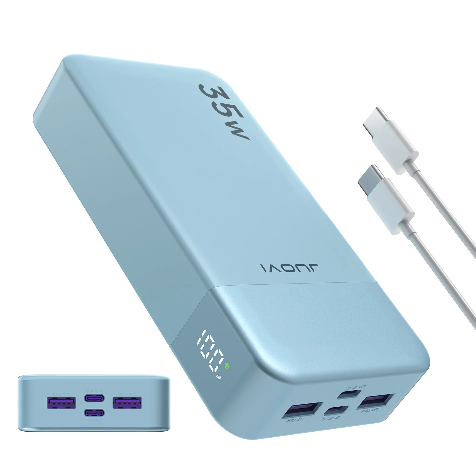Portable Power Bank 20000mAh, JUOVI 35W Portable Charger - Image 6