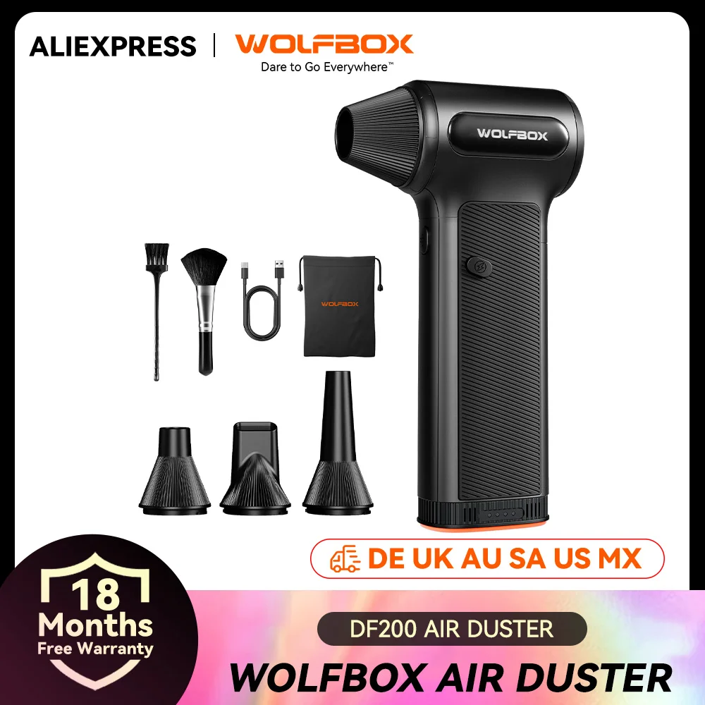 WOLFBOX DF200 Electric Powerful Fan Duster Wireless Air Blower - Image 2