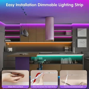 100FT Bluetooth LED Strip Lights - Thumbnail Image 3
