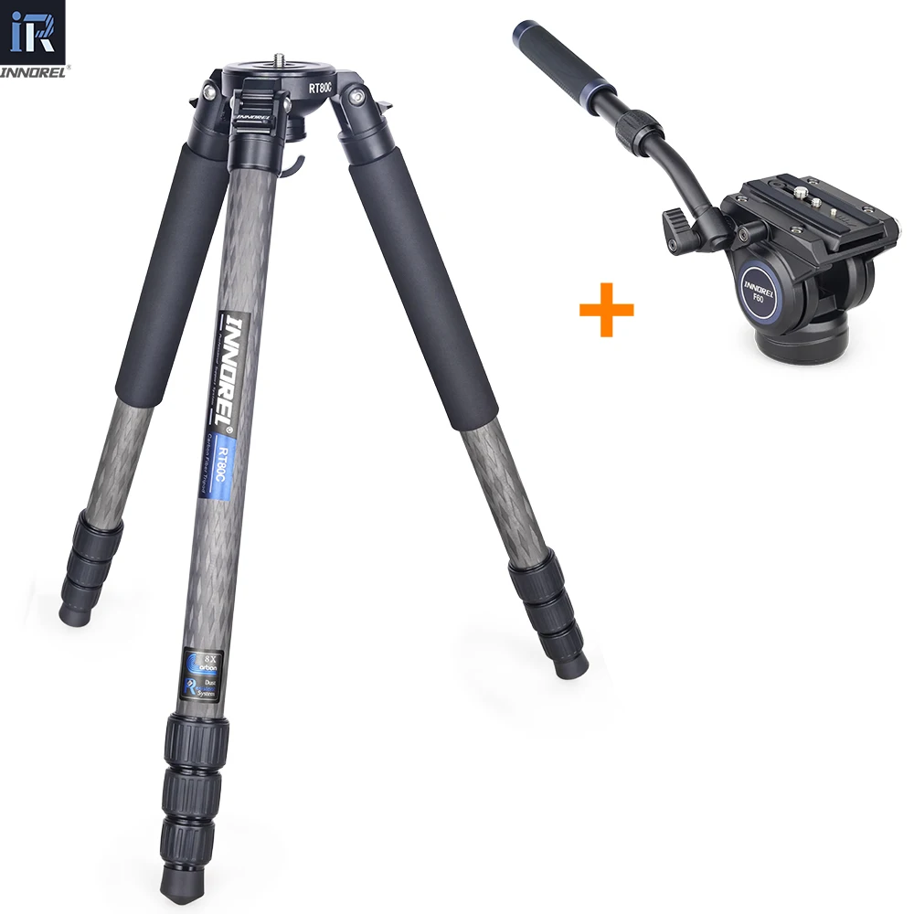 RT80C/NT324C Professional Carbon Fiber Tripod for DSLR Camera Video - Image 1