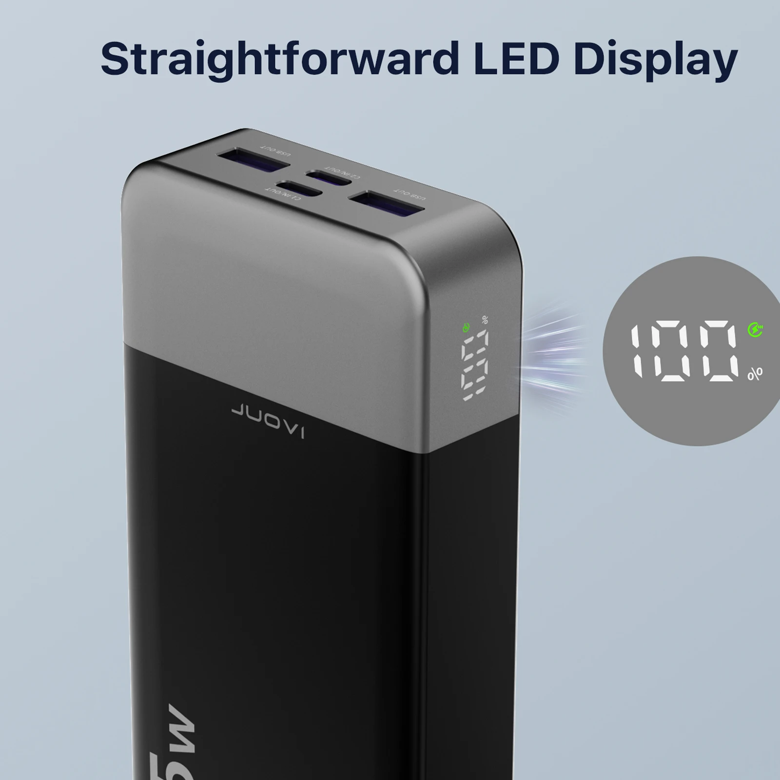 Portable Power Bank 20000mAh, JUOVI 35W Portable Charger - Image 5